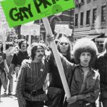 People hold 'Gay Pride'